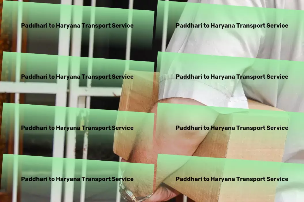 Paddhari to Haryana Bike Transport And Scooty Courier Inter-regional freight forwarding